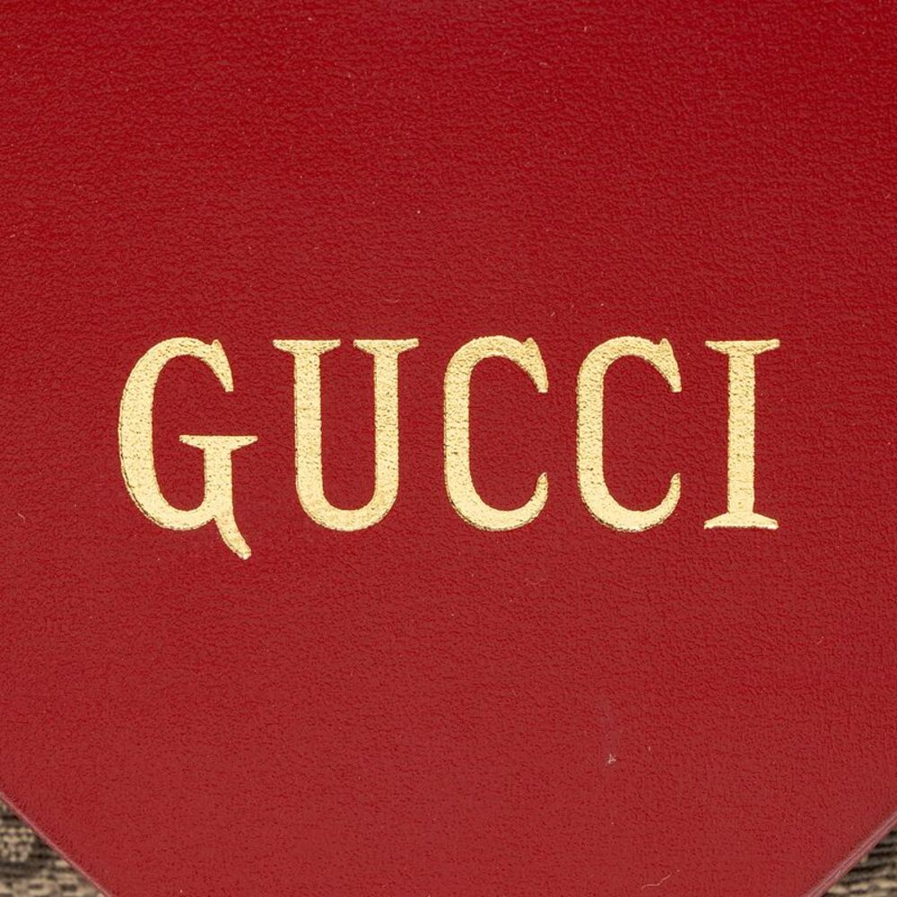 Gucci GG Supreme Script Logo Heart Crossbody - Picture 9 of 13